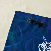 Serviette De Plage Gardez Le Fil Calme Sur Les Artisanats Broderies S (En situation)