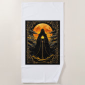 Serviette De Plage Gardien Lunaire (Devant)