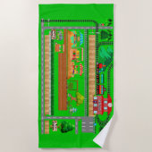 Serviette De Plage Gare de Cars Beach Towel (Devant)