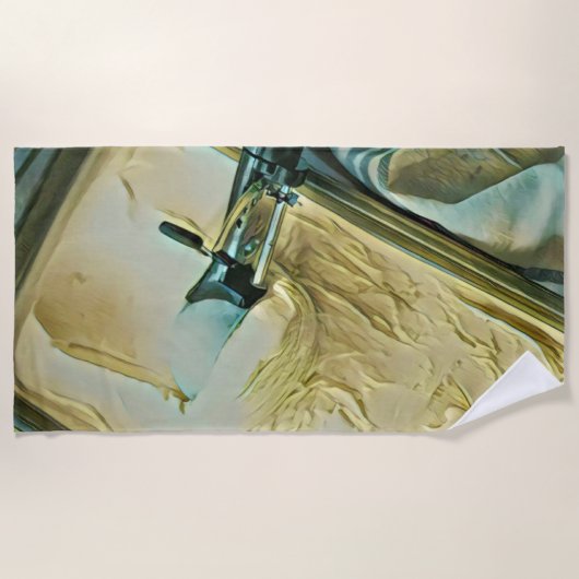 Serviette De Plage Gâteau à la crème glacée (Devant)