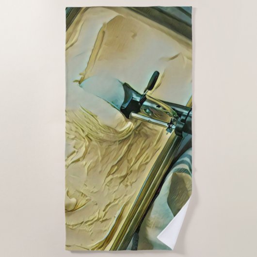 Serviette De Plage Gâteau à la crème glacée (Devant)