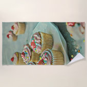 Serviette De Plage Gâteau à la crème glacée (Devant)