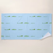 Serviette De Plage Gator Farm (Devant)