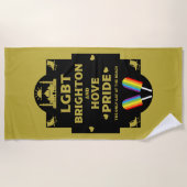 Serviette De Plage Gay pride Brighton (Devant)