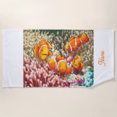 Serviette De Plage GB Beach Towel Clownfish (Devant)