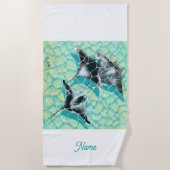 Serviette De Plage GB Remarquable Manta Ray (Devant)
