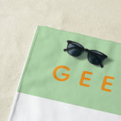 Serviette de plage GEEKLEY (En situation)