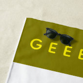 Serviette de plage GEEKLEY (En situation)