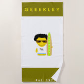 Serviette de plage GEEKLEY (Devant)