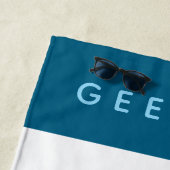 Serviette de plage GEEKLEY "Oars" (En situation)