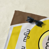 serviette de plage GELATO AL LIMONE | m3galleryStu (En situation)