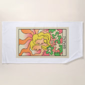 Serviette de plage Gemini Zodiac (Devant)