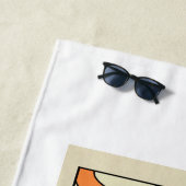 Serviette de plage Gemini Zodiac (En situation)