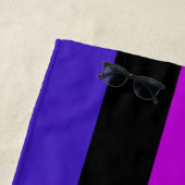 Serviette De Plage Genderfluidité Drapeau de fierté Plage (En situation)