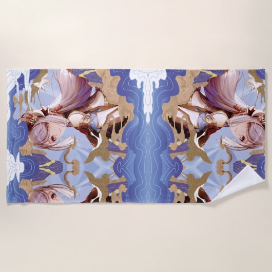 Serviette De Plage Genshin Impact Shenhe (Devant)