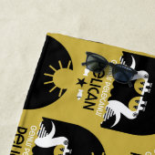 Serviette De Plage Genus Pelecanus Bird Art (En situation)
