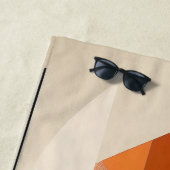 Serviette De Plage Geometric Abstract Art in Bauhaus Style (En situation)