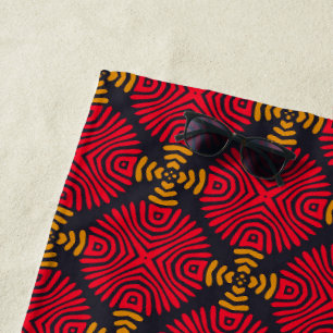 Serviette De Plage Géométrie de dynastie : Motif chinois traditionnel
