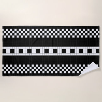 Serviette De Plage Géométrie Plaid du métro RL90