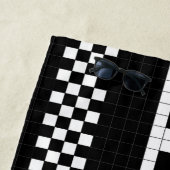 Serviette De Plage Géométrie Plaid du métro RL90 (En situation)