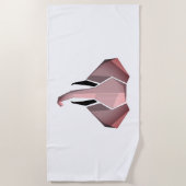 Serviette De Plage Géométrie Tête d'éléphant (Devant)