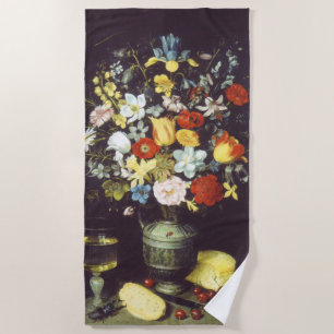 Serviette De Plage Georg Flegel Gros morceau de fleurs (en niche)