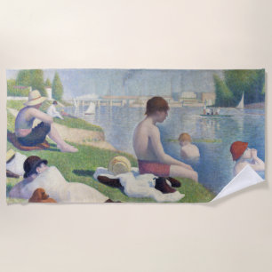 Serviette De Plage Georges Seurat - Baigneurs à Asnières