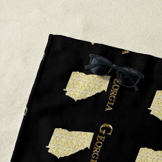 SERVIETTE DE PLAGE GÉORGIE (En situation)