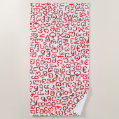 Serviette De Plage géorgien (Devant)