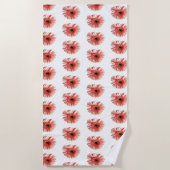 Serviette De Plage Gerbera marguerite (Devant)