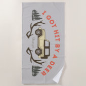 Serviette De Plage Gilmore Girls I Got Hit by a Deer (Devant)