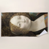Serviette De Plage Ginevra de' Benci Leonardo da Vinci (Devant)