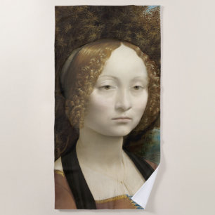 Serviette De Plage Ginevra de' Benci Leonardo da Vinci