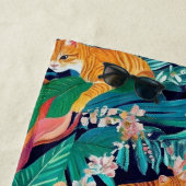 Serviette De Plage Ginger Cats in the Jungle (En situation)