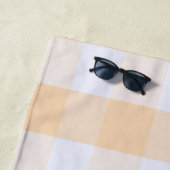 Serviette De Plage Gingham Pré aux Modernes (En situation)