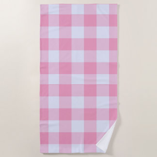 Serviette De Plage Gingham Pré Classique Moderne