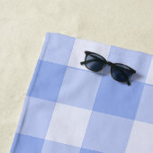 Serviette De Plage Gingham Préparatoire Moderne (En situation)