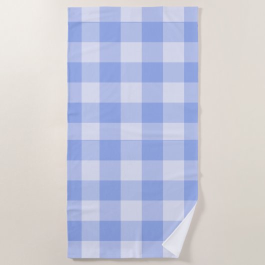 Serviette De Plage Gingham Préparatoire Moderne (Devant)