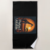 Serviette De Plage Girafe du Débardeur de la Savanna (Devant)