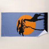 Serviette De Plage Giraffe (Devant)