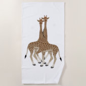 Serviette de plage Giraffes (Devant)
