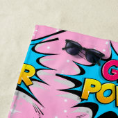 Serviette de plage Girl Power (En situation)