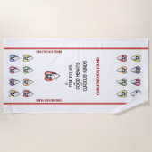 Serviette De Plage Girlfriend Films Beach Towne (Devant)