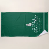 Serviette De Plage Girls Gone Mild Spa Bear Bachelorette (Devant)