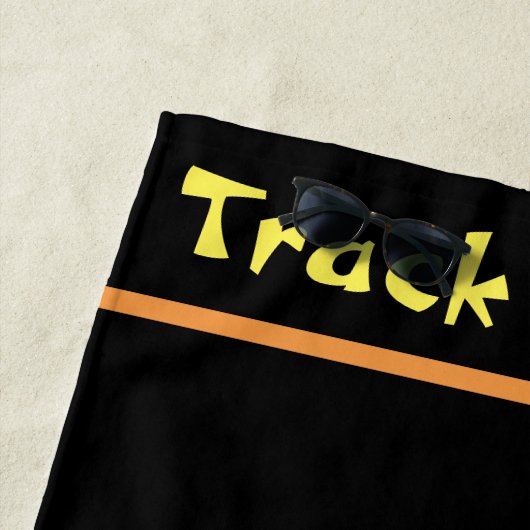 Serviette De Plage Girls Track and Field Beach Towel (En situation)