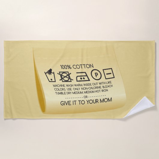 Serviette De Plage Give it to your mom 1 (Devant)