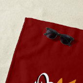 Serviette De Plage 'Give Thanks, Choose Peace' Beach Towel (En situation)