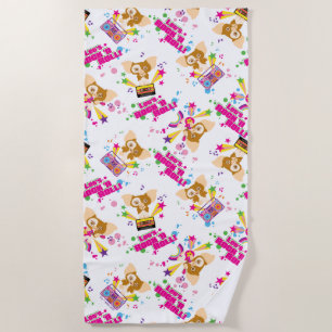 Serviette De Plage Gizmo   Motif Rock 'n Roll