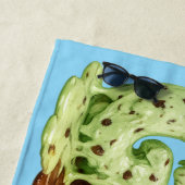 Serviette De Plage Glace fondue (En situation)