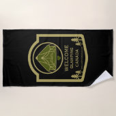 Serviette De Plage Glaming Canada Business (Devant)